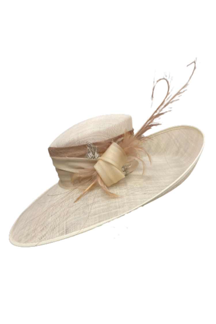 364 Hat in Beige Brown