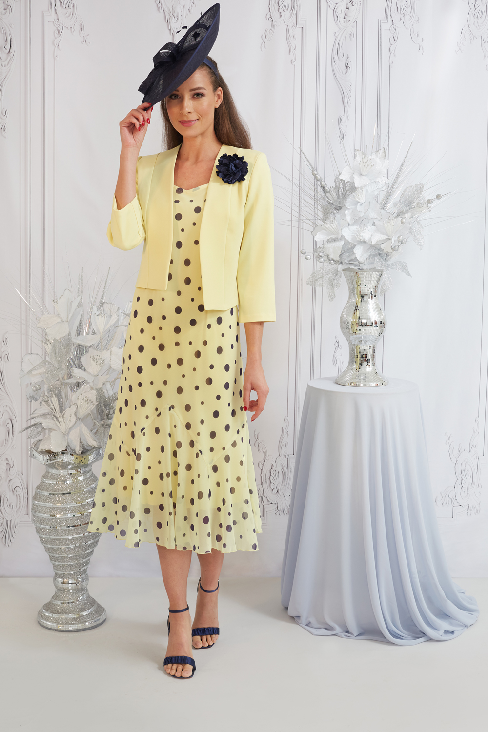 Glitz 1272 Yellow Dress Jacket Manor Fashions